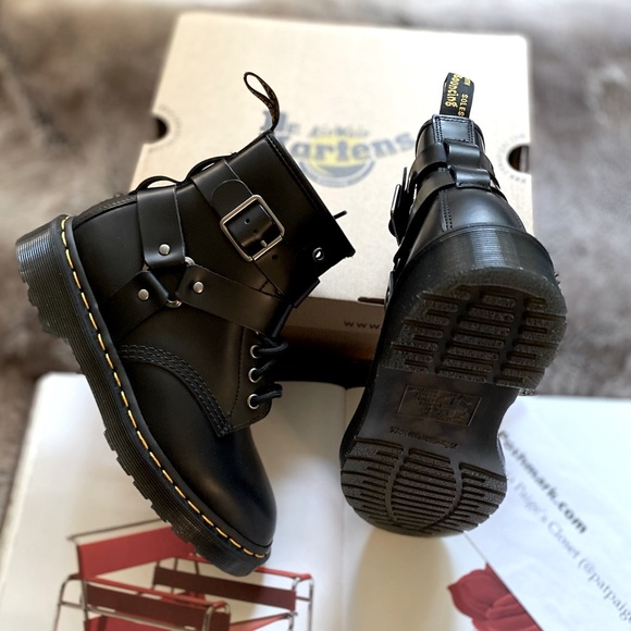 Dr. Martens Cristofor Leather Moto Boot (Women) - Picture 12 of 16